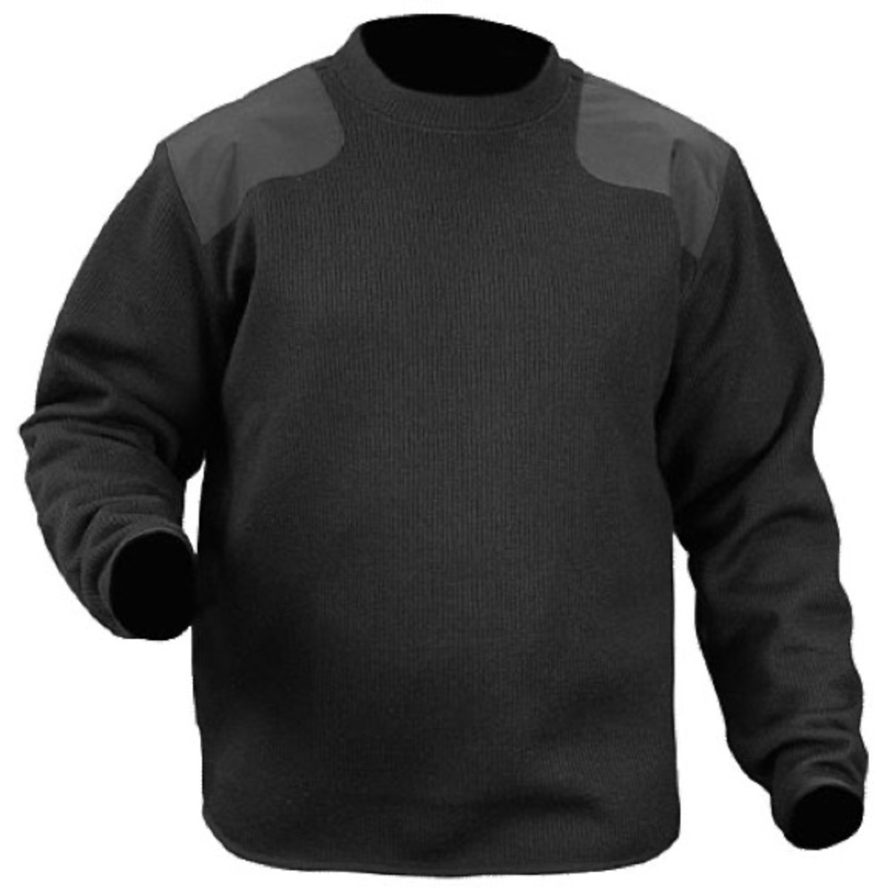 Black small Blauer crew neck sweater w/ bonded fleece NWT never worn